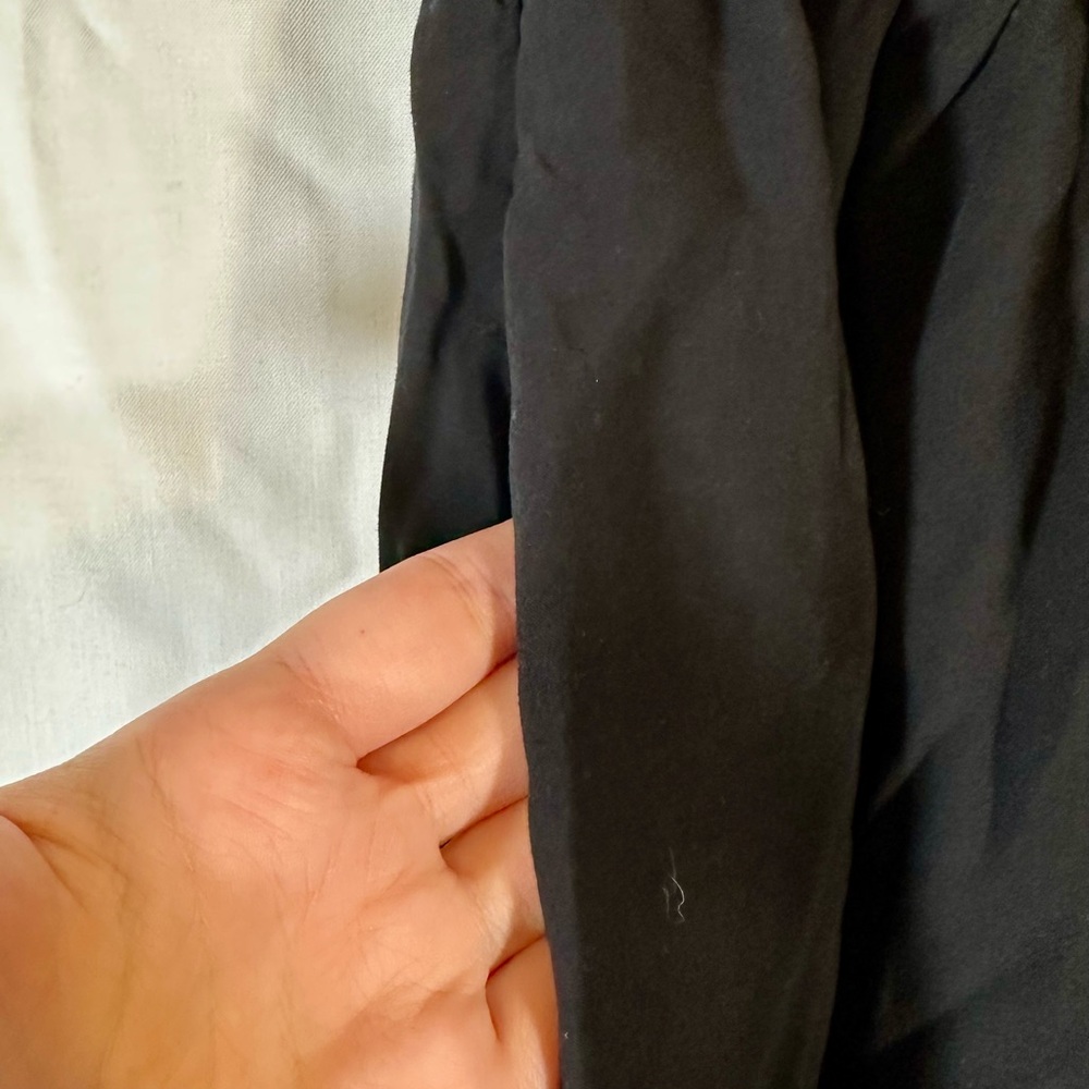 ModCloth black bow waist A-line swing midi skirt women’s small - Picture 3 of 10